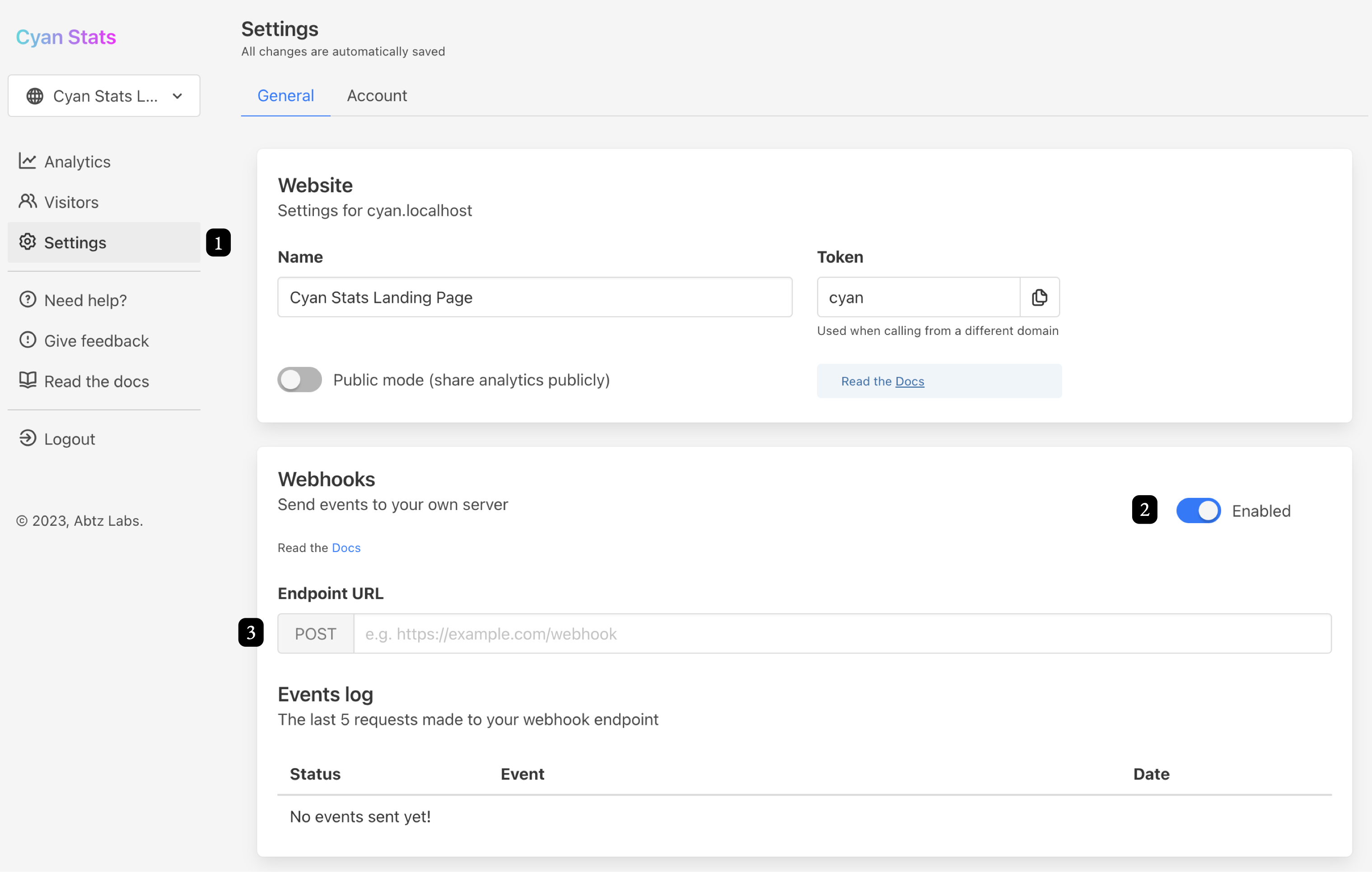 Enable webhooks
